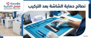 نصائح حماية شاشة الجوال بعد التركيب بالرياض